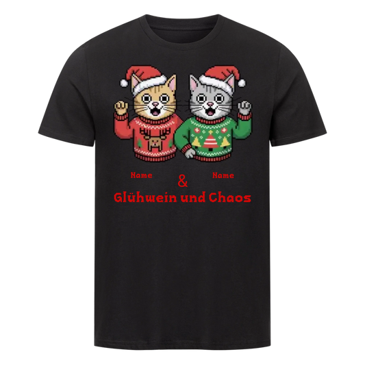 Katzen T-Shirt Weihnachten